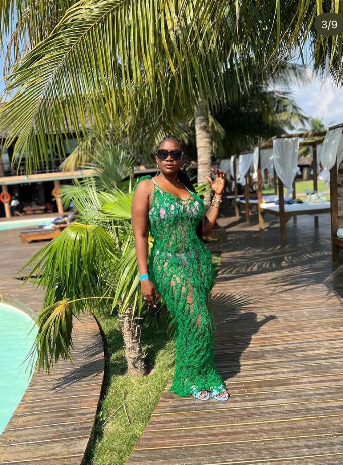 Namiri maxi shaggy dress