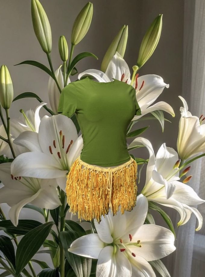 Namiri style mini crochet shorts