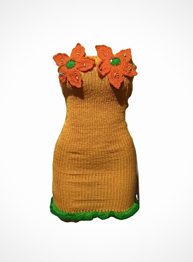 Mimosa knitted mini dress